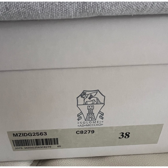 NWB Brunello Cucinelli Women Shearling Insert leather Ankle Boots Made Italy 38 - Picture 4 of 13